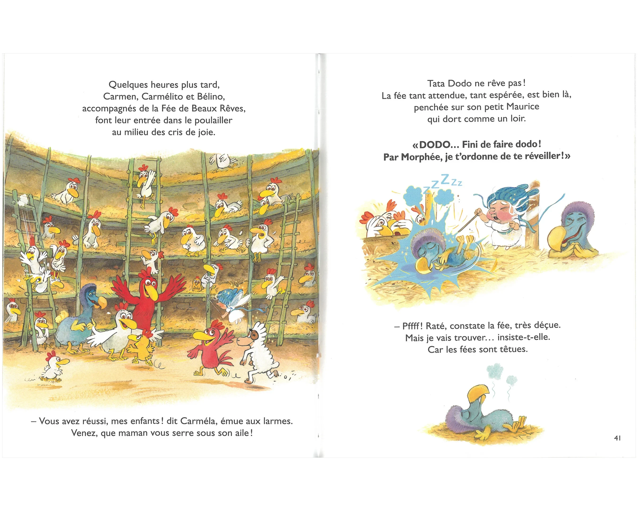 Les p'tites poules - Un p'tit dodo au poulailler (Christian Jolibois)