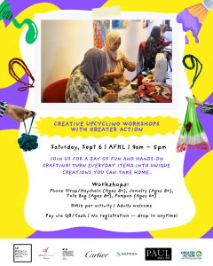 Creative Upcycling Workshops with Greater Action