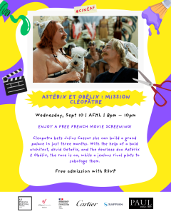 Ciné-AF Screening | Astérix et Obélix : Mission Cléopâtre
