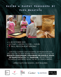 Baking & Pastry Workshops by PAUL Malaysia