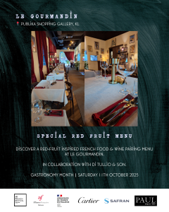 Wine & Food Pairing Menu with Chef Firmin & Di Tullio