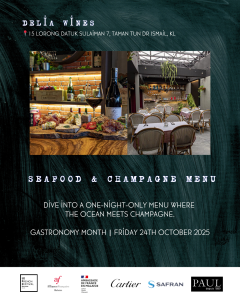 Champagne & Seafood Dinner by Delia Wines