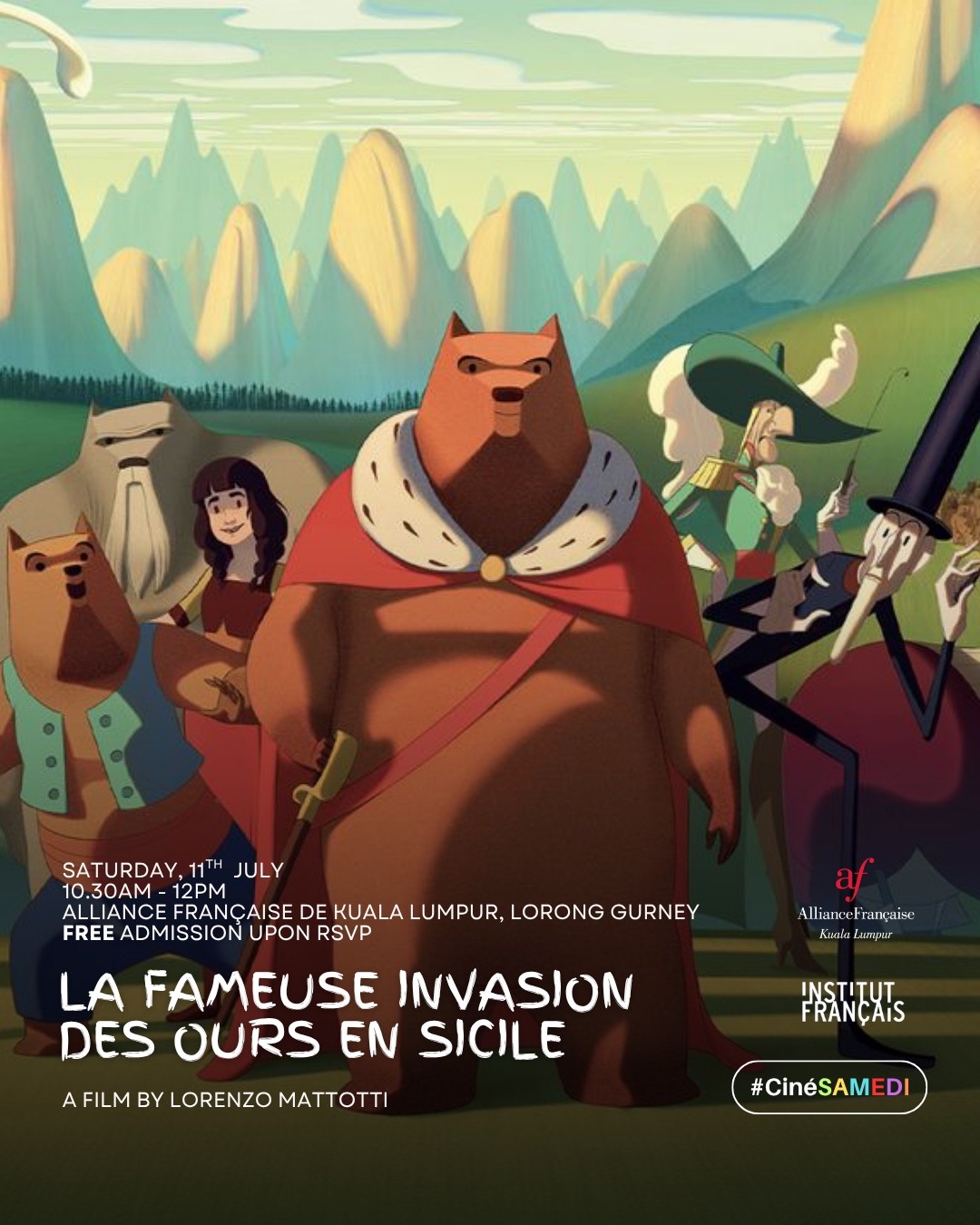Ciné-samedi : La Fameuse invasion des ours en Sicile
