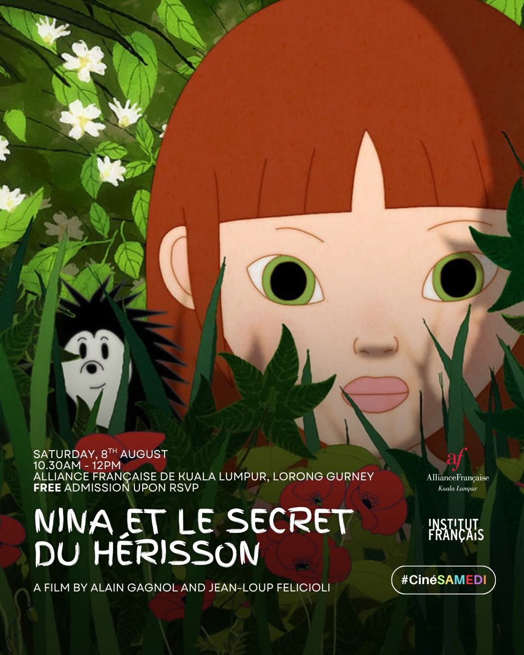 Ciné - Samedi : Nina et le secret du hérisson