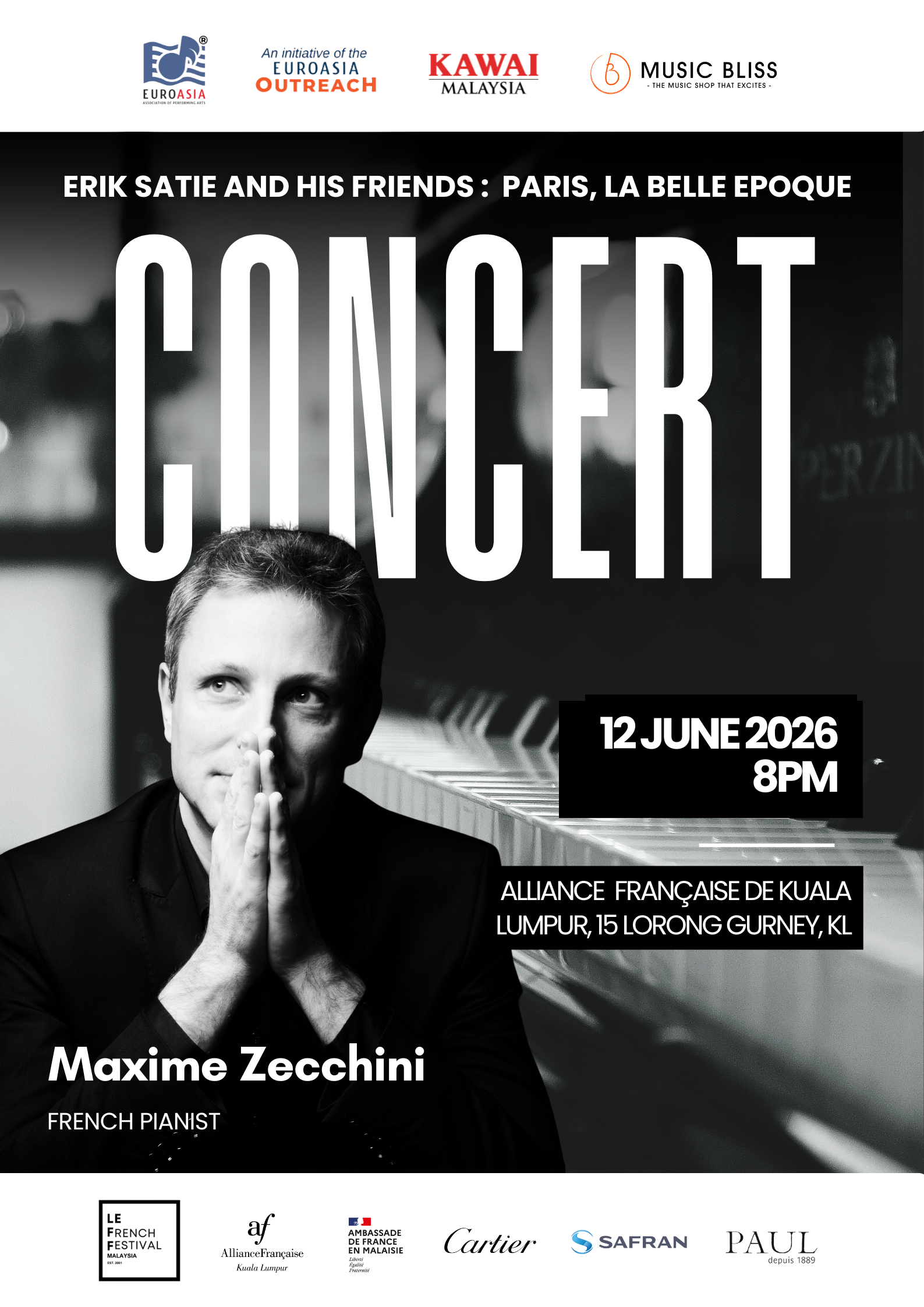 Solo Piano Recital by Maxime Zecchini